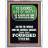 O LORD GOD OF HOST CREATOR OF HEAVEN AND THE EARTH  Unique Bible Verse Portrait  GWABIDE10077  "16X24"
