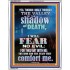 WALK THROUGH THE VALLEY OF THE SHADOW OF DEATH  Scripture Art  GWABIDE10502  "16X24"