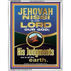 JEHOVAH NISSI IS THE LORD OUR GOD  Christian Paintings  GWABIDE10696  "16X24"