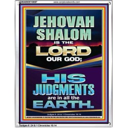 JEHOVAH SHALOM IS THE LORD OUR GOD  Christian Paintings  GWABIDE10697  "16X24"