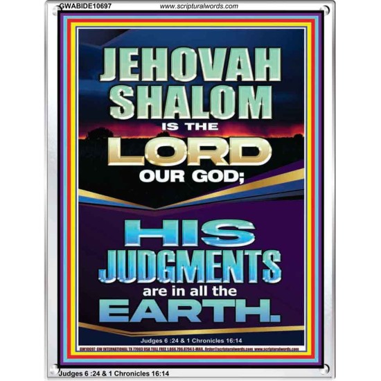 JEHOVAH SHALOM IS THE LORD OUR GOD  Christian Paintings  GWABIDE10697  
