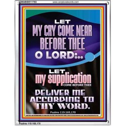 ABBA FATHER CONSIDER MY CRY AND SHEW ME YOUR TENDER MERCIES  Christian Quote Portrait  GWABIDE11783  "16X24"