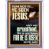 CHRIST JESUS IS NOT HERE HE IS RISEN AS HE SAID  Custom Wall Scriptural Art  GWABIDE11827  "16X24"