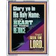 THE HEART OF THEM THAT SEEK THE LORD  Unique Scriptural ArtWork  GWABIDE11837  