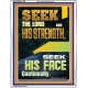 SEEK THE FACE OF GOD CONTINUALLY  Unique Scriptural ArtWork  GWABIDE11838  