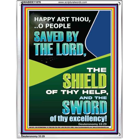 O PEOPLE SAVED BY THE LORD  Printable Bible Verse to Portrait  GWABIDE11876  