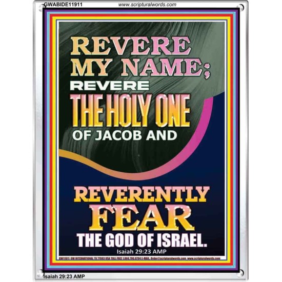 REVERE MY NAME THE HOLY ONE OF JACOB  Ultimate Power Picture  GWABIDE11911  