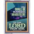 BE ABSOLUTELY TRUE TO OUR LORD JEHOVAH  Eternal Power Picture  GWABIDE11913  "16X24"