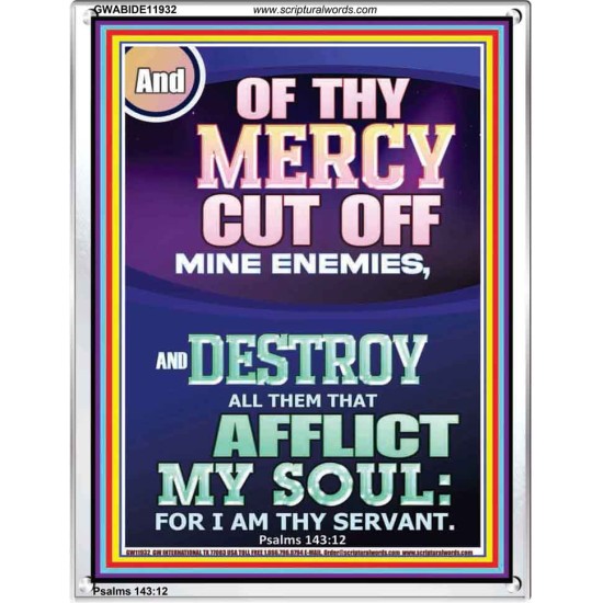 DESTROY ALL THEM THAT AFFLICT MY SOUL   Church Portrait  GWABIDE11932  