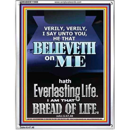 I AM THAT BREAD OF LIFE  Unique Power Bible Portrait  GWABIDE11955  