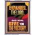 JEHOVAH NISSI THE LORD WHO GIVE YOU VICTORY  Bible Verses Art Prints  GWABIDE11970  "16X24"