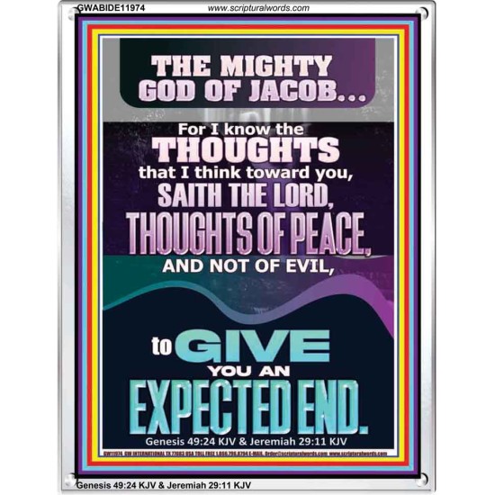 THOUGHTS OF PEACE AND NOT OF EVIL  Scriptural Décor  GWABIDE11974  