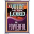THE VOICE OF THE LORD IS POWERFUL  Scriptures Décor Wall Art  GWABIDE11977  "16X24"