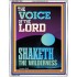 THE VOICE OF THE LORD SHAKETH THE WILDERNESS  Christian Portrait Art  GWABIDE11981  "16X24"