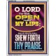 OPEN THOU MY LIPS O LORD MY GOD  Encouraging Bible Verses Portrait  GWABIDE11993  