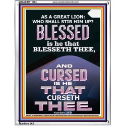 BLESSED IS HE THAT BLESSETH THEE  Encouraging Bible Verse Portrait  GWABIDE11994  "16X24"