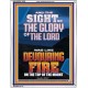 THE SIGHT OF THE GLORY OF THE LORD WAS LIKE DEVOURING FIRE  Christian Paintings  GWABIDE12000  