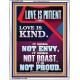 LOVE IS PATIENT AND KIND AND DOES NOT ENVY  Christian Paintings  GWABIDE12005  