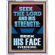 SEEK THE LORD AND HIS STRENGTH AND SEEK HIS FACE EVERMORE  Bible Verse Wall Art  GWABIDE12184  