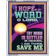 I HOPE IN THY WORD O LORD  Scriptural Portrait Portrait  GWABIDE12207  