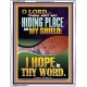 THOU ART MY HIDING PLACE AND SHIELD  Religious Art Portrait  GWABIDE12212  