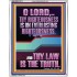 THY LAW IS THE TRUTH O LORD  Religious Wall Art   GWABIDE12213  "16X24"