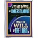 UNDERSTAND WHAT THE WILL OF THE LORD IS  Sanctuary Wall Picture Portrait  GWABIDE12228  