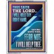 I WILL HOLD THY RIGHT HAND FEAR NOT I WILL HELP THEE  Christian Quote Portrait  GWABIDE12268  