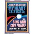 I WILL SING AND GIVE PRAISE EVEN WITH MY GLORY  Christian Paintings  GWABIDE12270  "16X24"