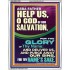 ABBA FATHER HELP US O GOD OF OUR SALVATION  Christian Wall Art  GWABIDE12280  "16X24"