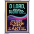 O LORD THOU ART GLORIFIED  Sciptural Décor  GWABIDE12292  "16X24"