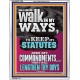 WALK IN MY WAYS AND KEEP MY COMMANDMENTS  Wall & Art Décor  GWABIDE12296  