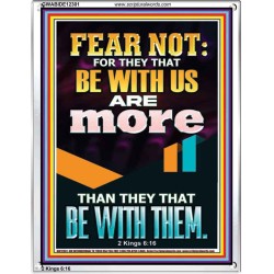 THEY THAT BE WITH US ARE MORE THAN THEM  Modern Wall Art  GWABIDE12301  "16X24"