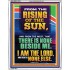 FROM THE RISING OF THE SUN AND THE WEST THERE IS NONE BESIDE ME  Affordable Wall Art  GWABIDE12308  "16X24"