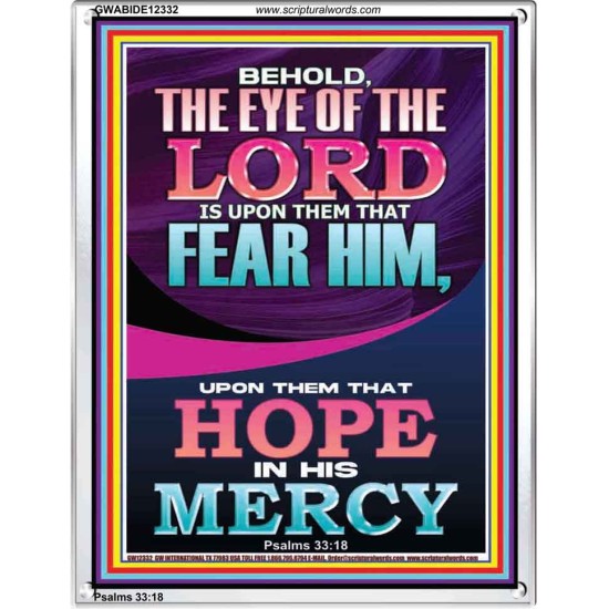 THEY THAT HOPE IN HIS MERCY  Unique Scriptural ArtWork  GWABIDE12332  