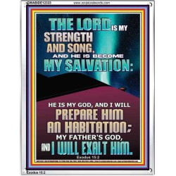 PREPARE JEHOVAH MY FATHER'S GOD AN HABITATION   Custom Modern Wall Art  GWABIDE12333  "16X24"