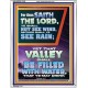 YOUR VALLEY SHALL BE FILLED WITH WATER  Custom Inspiration Bible Verse Portrait  GWABIDE12343  