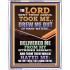 THE LORD DREW ME OUT OF MANY WATERS  New Wall Décor  GWABIDE12346  "16X24"