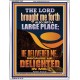 THE LORD BROUGHT ME FORTH INTO A LARGE PLACE  Art & Décor Portrait  GWABIDE12347  