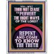 REPENT AND COME TO KNOW THE TRUTH  Large Custom Portrait   GWABIDE12354  