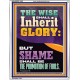 THE WISE SHALL INHERIT GLORY  Unique Scriptural Picture  GWABIDE12401  