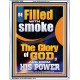 BE FILLED WITH SMOKE THE GLORY OF GOD AND FROM HIS POWER  Church Picture  GWABIDE12658  