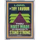 BY THY FAVOUR THOU HAST MADE MY MOUNTAIN TO STAND STRONG  Scriptural Décor Portrait  GWABIDE13008  