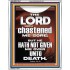 THE LORD HAS NOT GIVEN ME OVER UNTO DEATH  Contemporary Christian Wall Art  GWABIDE13045  "16X24"
