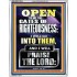 OPEN TO ME THE GATES OF RIGHTEOUSNESS I WILL GO INTO THEM  Biblical Paintings  GWABIDE13046  "16X24"