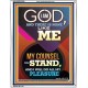 MY COUNSEL SHALL STAND  Ultimate Inspirational Wall Art Portrait  GWABIDE9386  