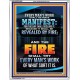 FIRE SHALL TRY EVERY MAN'S WORK  Ultimate Inspirational Wall Art Portrait  GWABIDE9990  