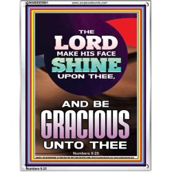 THE LORD BE GRACIOUS UNTO THEE  Unique Scriptural Portrait  GWABIDE9991  
