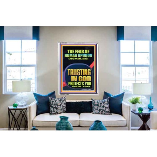 TRUSTING IN GOD PROTECTS YOU  Scriptural Décor  GWABIDE12286  