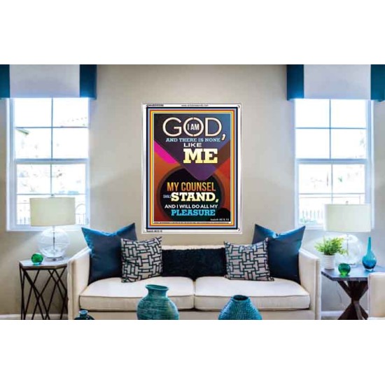 MY COUNSEL SHALL STAND  Ultimate Inspirational Wall Art Portrait  GWABIDE9386  